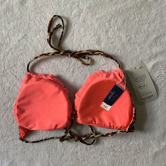 Ashley Graham Swimsuits4All Reversible Bikini Top - Picture 2 of 5